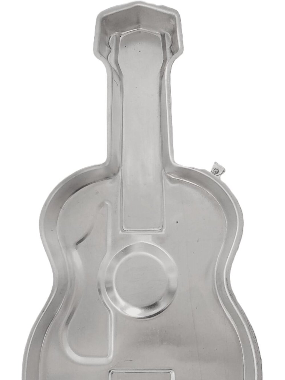Vintage Wilton Guitar Cake Pan Aluminum 1971 17.5"H x 8.5"W Baking Music 502-925